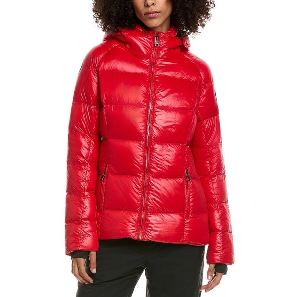 Skea Womens  Elsa Solid Jacket, Red